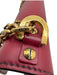 Christian Dior Burgundy Red Leather Gold hardware Logo Chain Strap Bag Burgundy Red / S