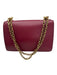 Christian Dior Burgundy Red Leather Gold hardware Logo Chain Strap Bag Burgundy Red / S