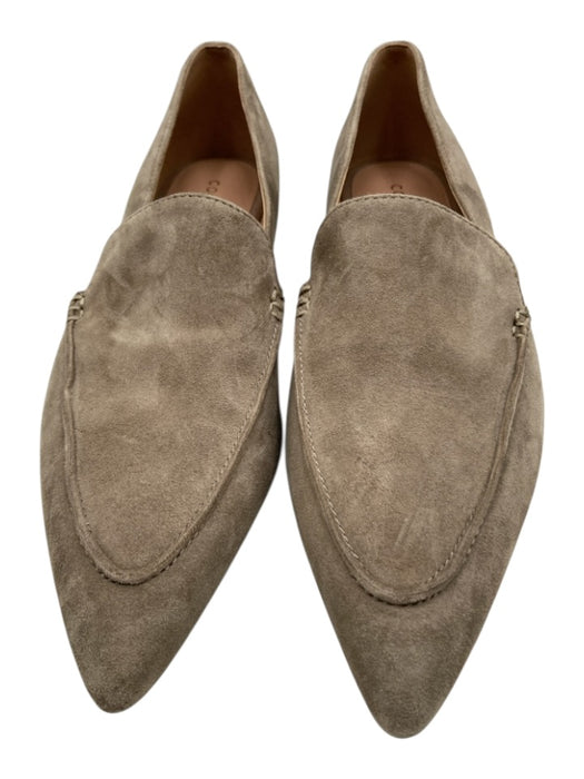Cole Haan Shoe Size 8.5 Taupe Leather Upper Suede Pointed Toe Loafers Taupe / 8.5