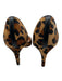 J. Crew Shoe Size 8.5 Brown & Black Leather Upper Calf Hair Leopard Pumps Brown & Black / 8.5