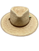 Hemlock Hat Company Beige Palm Straw Tear Drop Sun Hat Woven Hat Beige / L
