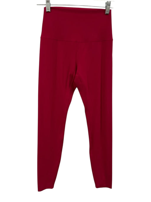 Year Of Ours Size M Red Nylon Blend Athletic Full Length Leggings Red / M