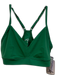 YearOne Size M Green Nylon Blend Spaghetti Strap Triangle Bra Green / M