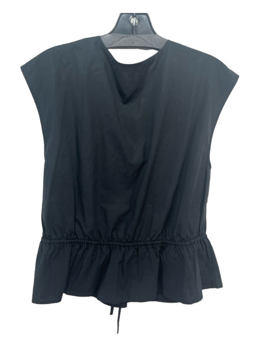 Rails Size Medium Black Cotton V Neck Sleeveless Elastic Waist Top Black / Medium