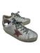 Golden Goose Shoe Size 39 White, silver & pink Leather Lace Up Sneakers White, silver & pink / 39