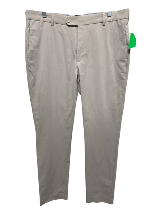 Peter Millar Size 35 Khaki Solid Zip Fly Men's Pants Khaki / 35
