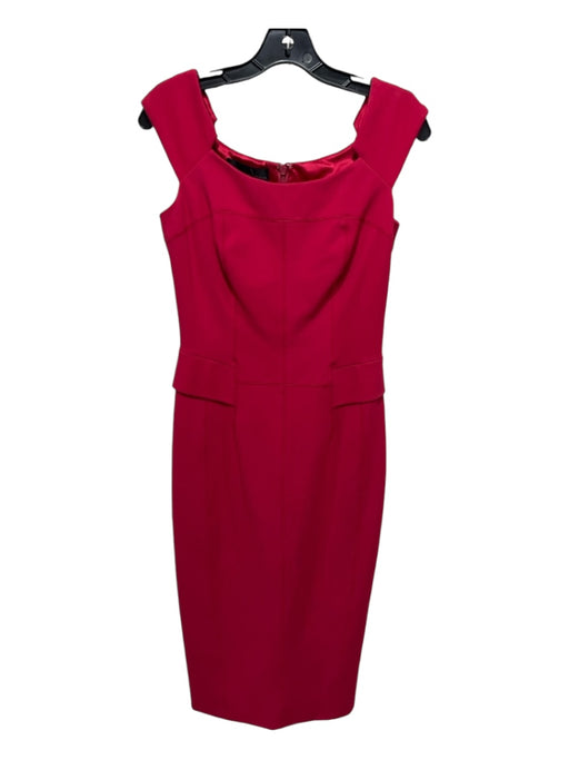 Amanda Wakeley Size 6 Magenta Viscose & Polyester Sleeveless Dress Magenta / 6