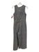 Abbey Glass Size S Black & White Cotton & Nylon Sleeveless Houndstooth Jumpsuit Black & White / S