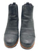 Sorel Shoe Size 7 Black Leather Ankle Pull On Wedge Lug Sole Booties Black / 7