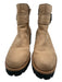 Paul Green Shoe Size 5.5 Taupe Brown & Black Leather Buckle Side Zip Booties Taupe Brown & Black / 5.5