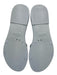 Melissa Shoe Size 7 Light Blue Silicone Logo Slide Mule Flat Sandals Light Blue / 7