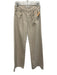 Agolde Size 24 Light Beige Cotton High Rise Zip Fly Wide Leg Jeans Light Beige / 24
