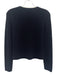 Vince Size XS Black & White Cotton Blend Long Sleeve Waffle Knit Layered Sweater Black & White / XS