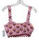 Saylor Size S Pink & Orange Cotton Abstract Floral Sleeveless Mini Skirt Set Pink & Orange / S