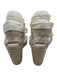 Castaner Shoe Size 38 White & Beige Canvas Upper Platform Wedge Espadrille White & Beige / 38