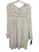 heartloom Size S White Rayon & cotton Cutout Detailing Back Tie Dress White / S