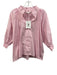 Karlie Size L Light Pink Cotton Collar Neck Ruffle 1/2 Sleeve Top Light Pink / L