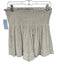 Koch Size M White & Gold Polyester Velvet Dotted Shirred Flowy Shorts White & Gold / M