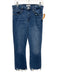 Frame Size 29 Medium Wash Cotton & Rayon High Rise Whiskering Flare Leg Jeans Medium Wash / 29