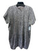 Emerson Fry Size One Size Silver Polyester All Over Sequins Cap Sleeve Dress Silver / One Size