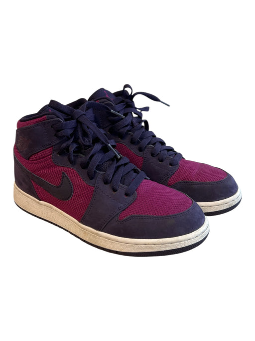 Nike Shoe Size 7 purple & pink Manmade Material High Top Sneaker Lace Up Shoes purple & pink / 7