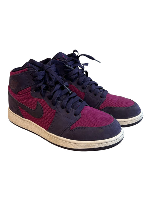 Nike Shoe Size 7 purple & pink Manmade Material High Top Sneaker Lace Up Shoes purple & pink / 7