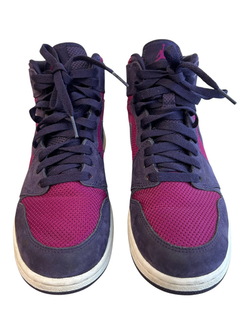 Nike Shoe Size 7 purple & pink Manmade Material High Top Sneaker Lace Up Shoes purple & pink / 7