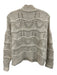 Autumn Cashmere Size S White, Pink, Yellow Cashmere High Neck Open Knit Sweater White, Pink, Yellow / S