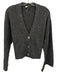 Ramy Brook Size S Gray & Silver Wool & Polyamide Blend Sequins Metallic Cardigan Gray & Silver / S