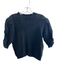 Frame Size Small Black Cashmere Round Neck Half Sleeve Knit Top Black / Small