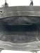 Saint Laurent Black Leather Silver Hardware Handle Feet Grain Leather Bag Black / M