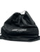 Saint Laurent Black Leather Silver Hardware Handle Feet Grain Leather Bag Black / M