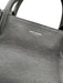 Saint Laurent Black Leather Silver Hardware Handle Feet Grain Leather Bag Black / M