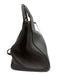 Saint Laurent Black Leather Silver Hardware Handle Feet Grain Leather Bag Black / M