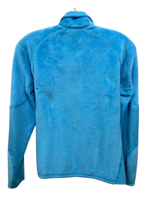 Patagonia Size XS Blue Polyester Blend Fuzzy High Neck Front Zip Jacket Blue / XS