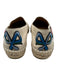 Gucci Shoe Size 35 Beige, Green, Multi Leather Embroidered Round Toe Espadrille Beige, Green, Multi / 35