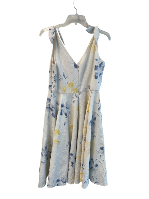 Hutch Size 6 White, Blue & Yellow Polyester Flowers Sleeveless Dress White, Blue & Yellow / 6