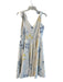 Hutch Size 6 White, Blue & Yellow Polyester Flowers Sleeveless Dress White, Blue & Yellow / 6