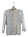 Peter Som Size Medium White Cotton Eyelet Lace Tie at Neck Long Sleeve Top White / Medium