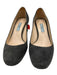 Prada Shoe Size 37 Dark Gray Suede round toe Block Heel Pumps Dark Gray / 37