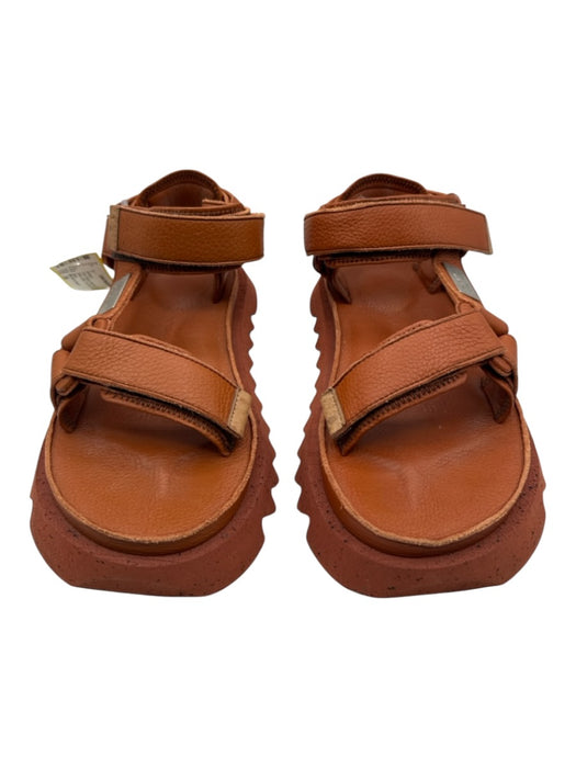 Marsell x Suicoke Shoe Size 36 Clay Orange Leather Upper Velcro Strap Sandals Clay Orange / 36