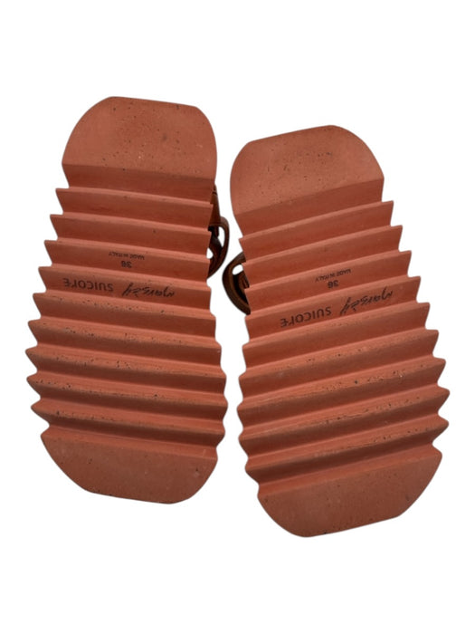 Marsell x Suicoke Shoe Size 36 Clay Orange Leather Upper Velcro Strap Sandals Clay Orange / 36