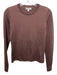J Crew Size S Brown Wool Long Sleeve Crew Neck Top Brown / S
