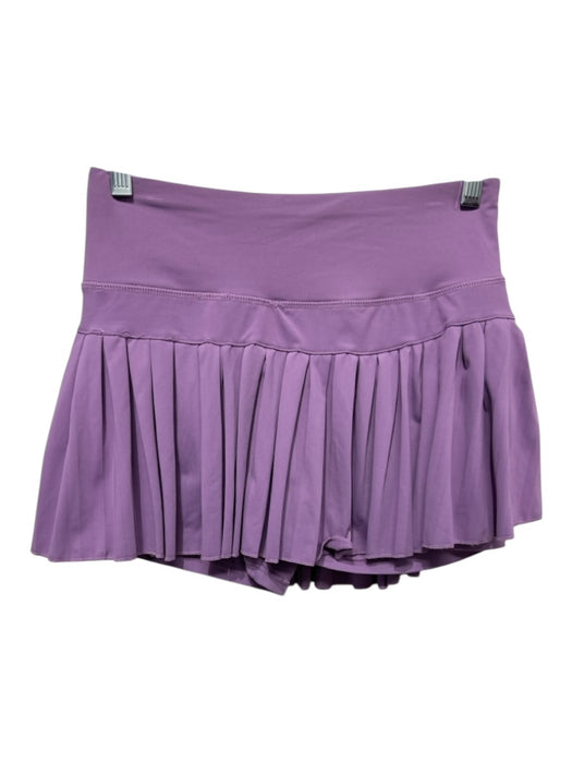 Goldhinge Size M Purple Polyester Blend Tennis skirt Elastic Waist Skirt Purple / M