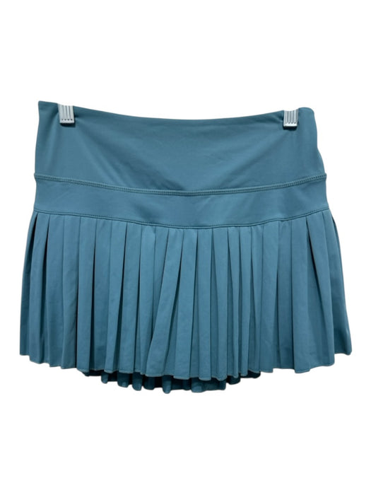 Goldhinge Size M Blue Green Polyester Blend Tennis skirt Elastic Waist Skirt Blue Green / M