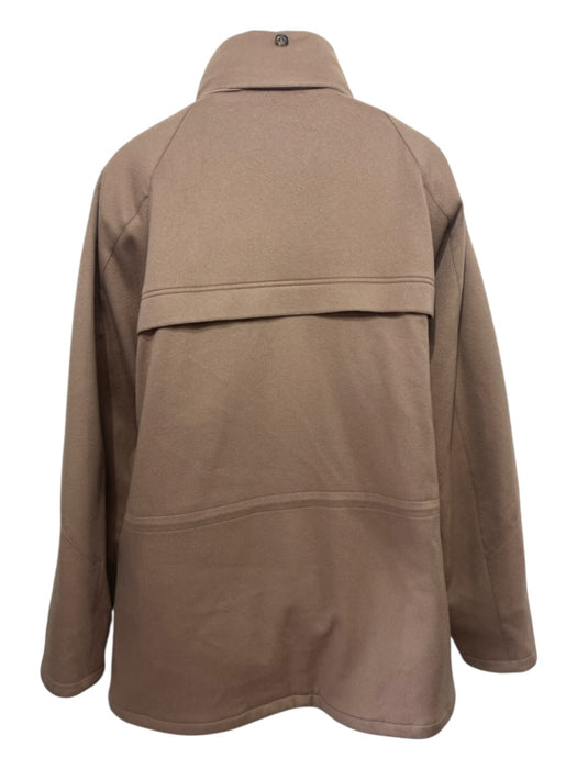 Loro Piana Like New Size xxxl Tan Cashmere Solid Zip UP Men's Jacket Tan / xxxl