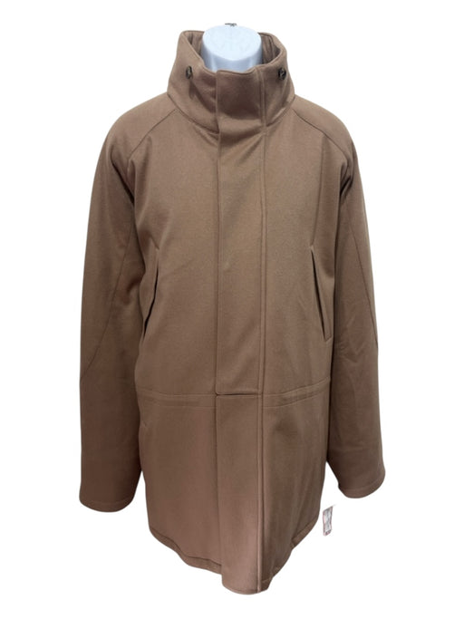 Loro Piana Like New Size xxxl Tan Cashmere Solid Zip UP Men's Jacket Tan / xxxl