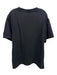 Dior Size XXL Black Cotton Solid T shirt Crew Men's Short Sleeve Black / XXL