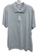 Piatelli Size XL Light blue Cotton Blend Solid Polo Men's Short Sleeve Light blue / XL