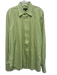 Robert Talbott Size 17 Green & White Cotton Gingham Button Up Long Sleeve Shirt Green & White / 17
